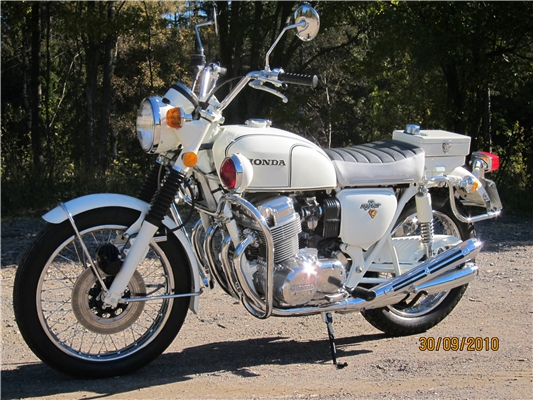 honda cb750 police bike